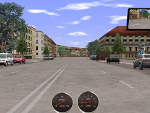 KMW Driving Simulator Software Screen Shot (clickable)